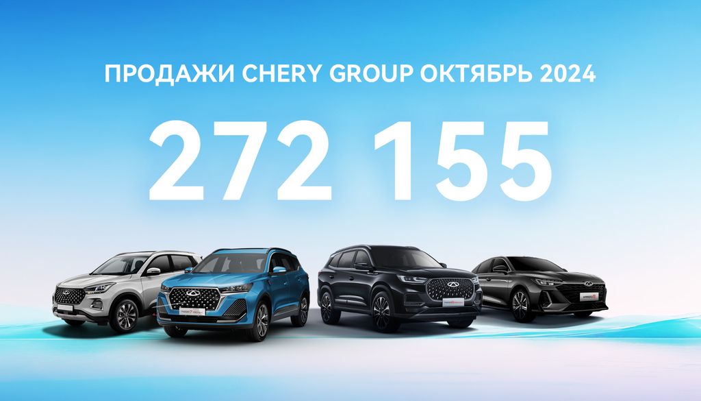 Исторический прорыв CHERY GROUP: 2 000 000 проданных автомобилей по всему миру